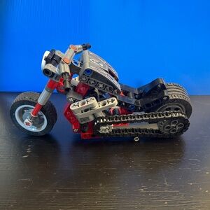 Kids LEGO Motorcycle - Red and Black